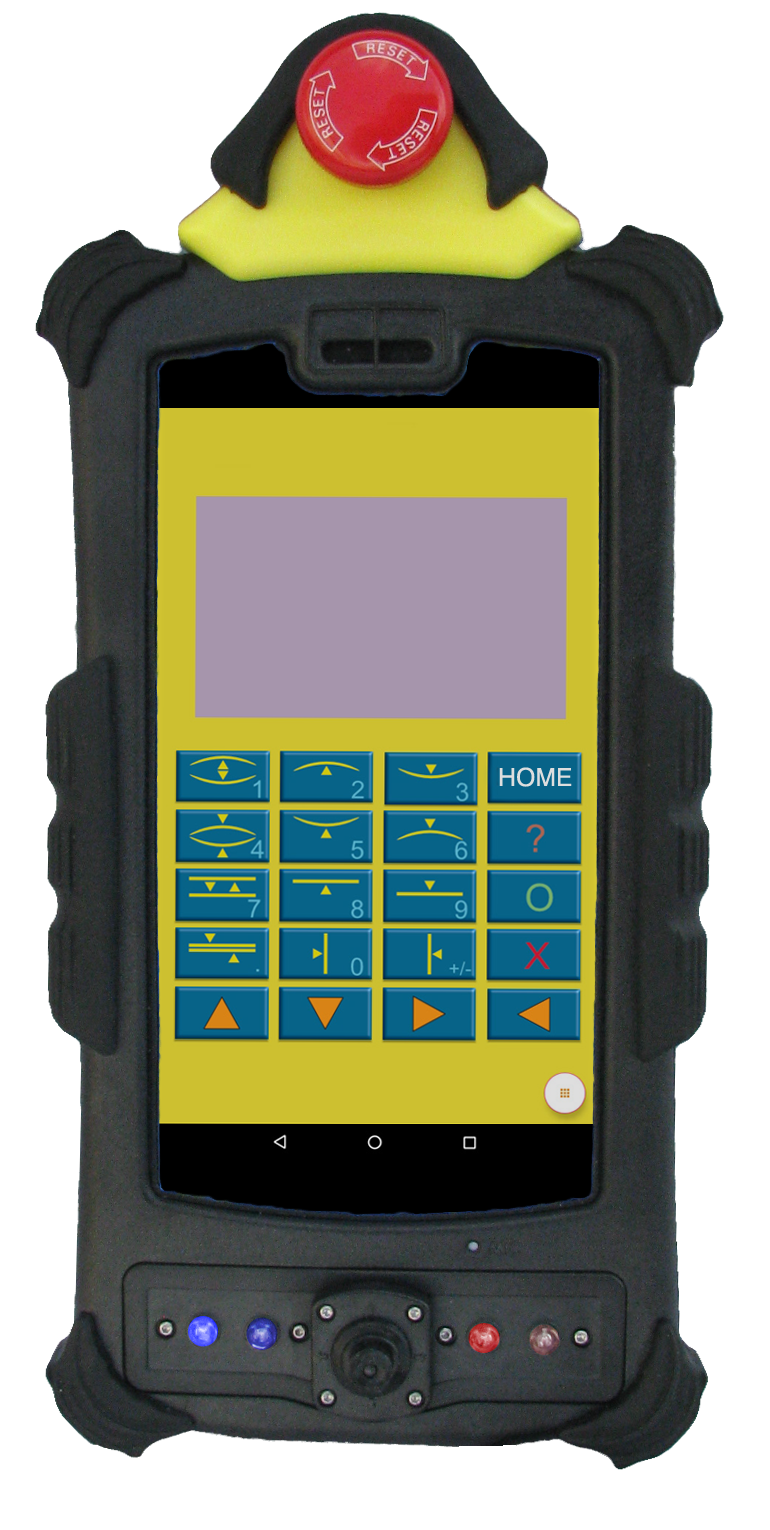 HMIQ Custom 20-button yellow keypad (small)